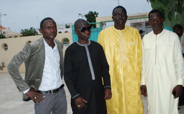 Daouda Thiam, Pape Ngagne Ndiaye, Bara et Alioune Diop au mariage de Dame Dieng