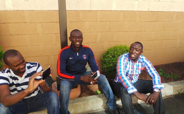 Ibou Ndour en mode relax avec Pape Diouf et Baye Cheikh dans les rues de New York