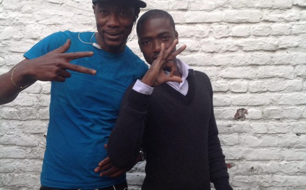 Tange Tandian et le fils de You, Birane Ndour, à Bruxelles