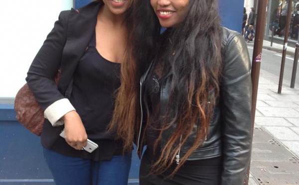 Viviane Chidid toute naturelle avec Satou Thierno de Paris