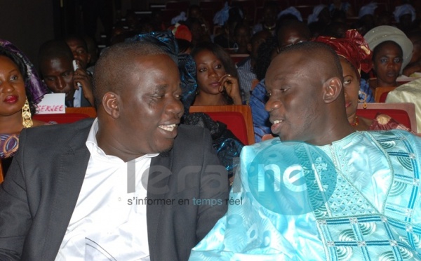 Pape Diouf très complice avec l'animateur Mamadou Ndoye Bane