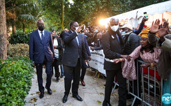 Le Président Macky Sall a été accueilli chaleureusement par une très forte mobilisation des Sénégalais de France