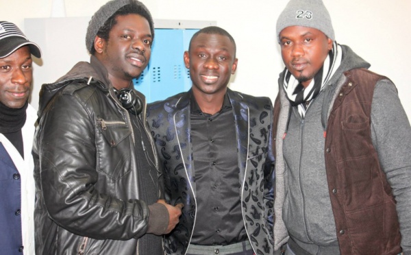 Le rappeur Mast P et son ami Ousmane Diouf au Grand Bégué d’Italie