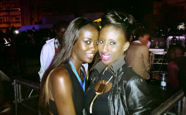 Keysha Mbengue au concert des P Squares