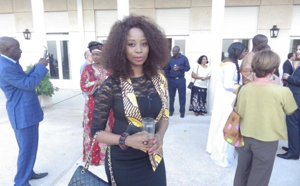 Adiouza habillée par la styliste Mame Marie Faye !