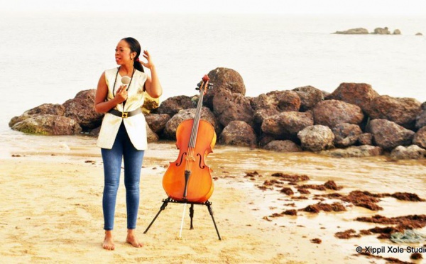 Aby Ndour lors du tournage de son dernier clip "Pierrot" 
