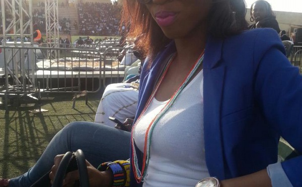 Binetou, la fille de Aby Ndour, au stade Demba Diop