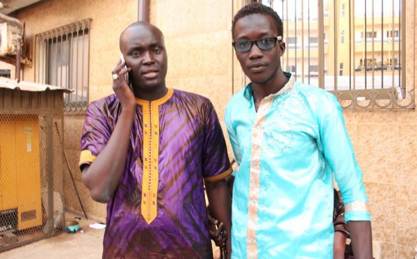 Matar Seck et son ami Lamine Pène 