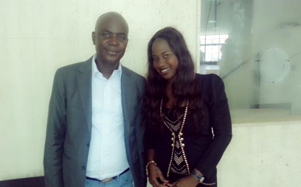 La belle Amina Diop de la LCS avec Bécaye Mbaye de la 2Stv 