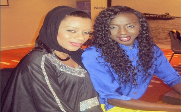 Les mannequins Dyana Seck et Fatou Joe