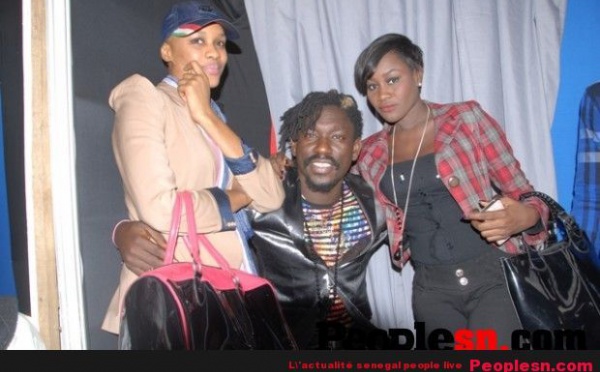 Pape Thiopet en compagnie de Ndack et Niatam.