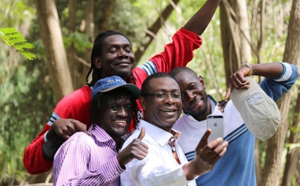 Le selfie de Youssou Ndour avec Gelongal