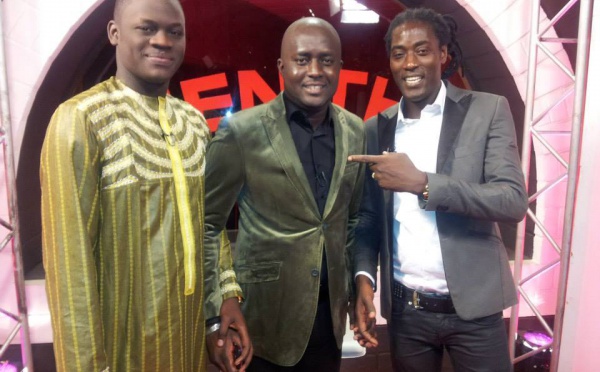 Dj Bouba de la 2stv en compagnie de Mame Ngor Diazaka et Omaro