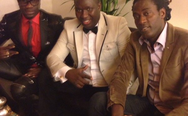 Salam Diallo avec Mame Gor et Ameth Thiou 