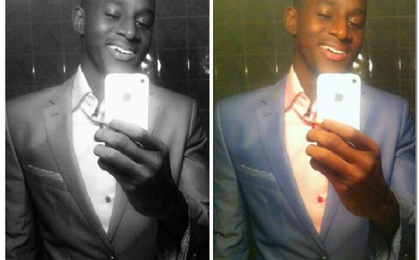 Aliou Seck, le fils de Thione en mode "selfie" 
