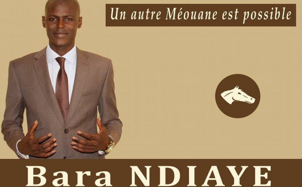 L'affiche de campagne de Bara Ndiaye, candidat à la mairie de Méouane