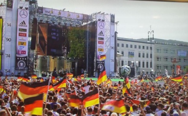 L'Allemagne accueille ses champions du monde