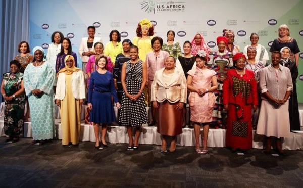 Photo-Michelle Obama et ses homologues africaines au sommet Usa-Afrique