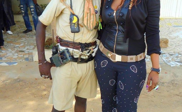 La chanteuse GuiGui en compagnie de Per Boukhar