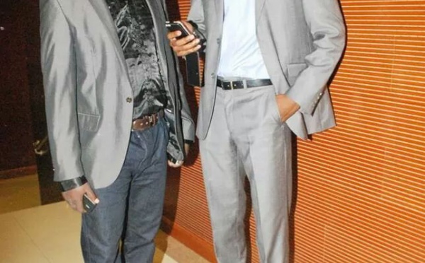 Bouba Ndour en pleine discussion avec Dj Koloss