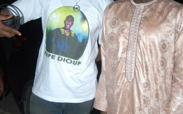 Pape Diouf en compagnie de son frère Ousmane 
