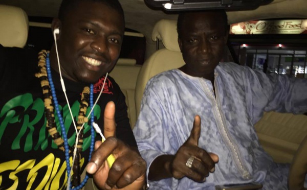 Prince Cissokho de PABC EVENT en compagnie de Thione Seck