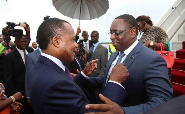 Les images de l'arrivée du président Macky Sall au Congo Brazzaville