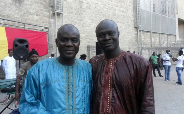 Libasse Niang, le célèbre artiste sénégalais de Paris, en compagnie de Bécaye Mbaye