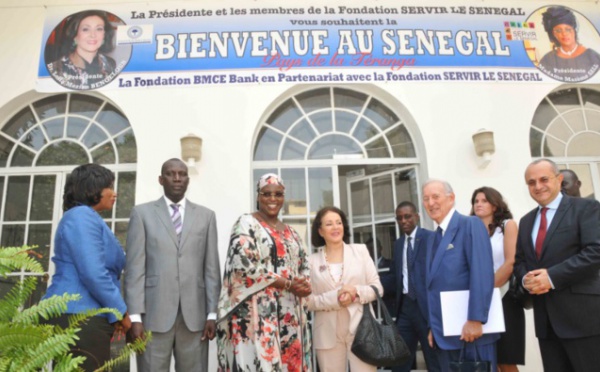 Quelques images de la signature du protocole d'accord entre "La Fondation Servir le Sénégal" et la BMCE Bank