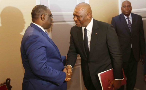 Audience - Macky Sall reçoit Hamed Bakayoko, ministre de l'Intérieur ivoirien