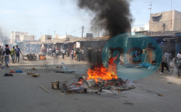 Les images de l'affrontement entre les forces de l'ordre et les marchands tabliers de Grand-Yoff