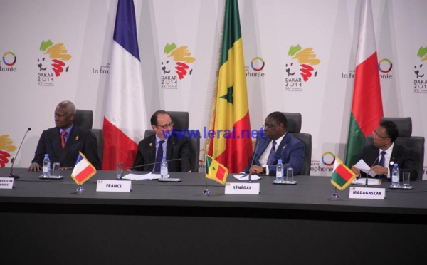 Revivez en images la conférence de presse clôturant le 15e Sommet de la francophonie