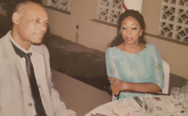 (02)  Photos: Aby Ndour est accompagnée par son  mari Mamadou Berthé