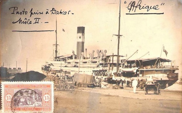 Ce paquebot Afrique a sombré en 1920 avec 600 personnes, dont prés de la moitié était des tirailleurs sénégalais
