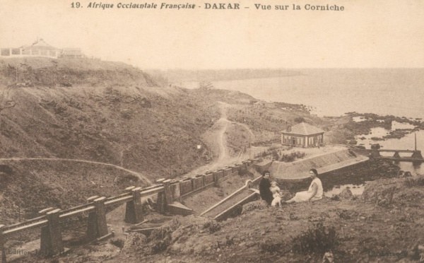 Vue  sur la corniche de Dakar
