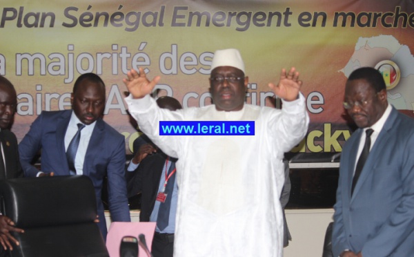 Quelques images de la rencontre entre Macky Sall et les maires de l'Apr 
