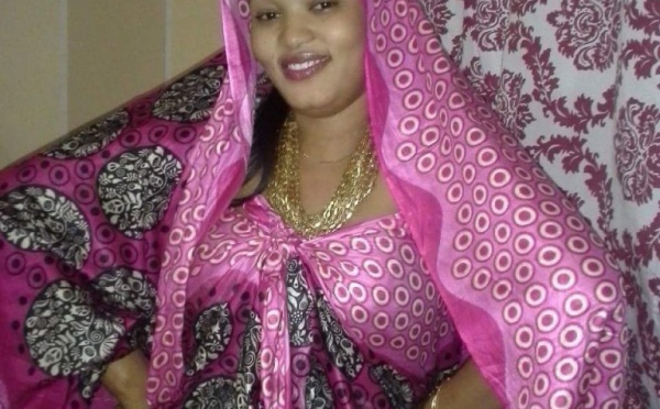 Fatima, l'épouse de Demba Guissé, en mode voilée