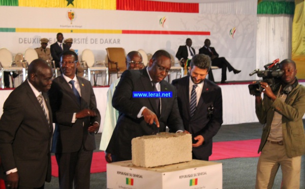 Retour en images sur la cérémonie de pose de pierre de la deuxième université de Dakar