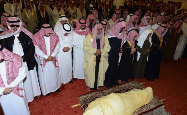 L'enterrement du roi Abdallah d'Arabie Saoudite
