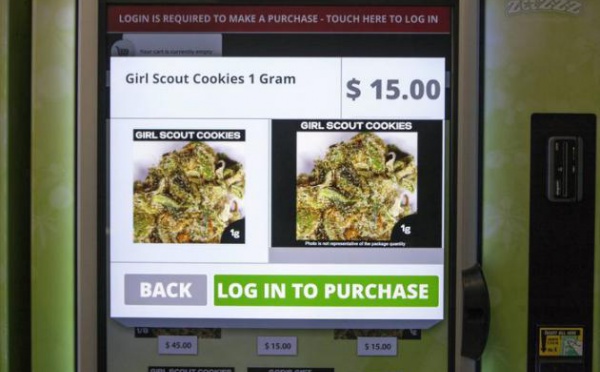 Des distributeurs de marijuana dans l'Etat de Washington