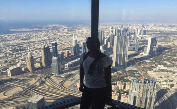 Amina Badiane, la patronne de Africa Indrustries, en visite à Dubaï