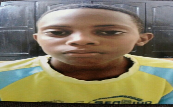 Avis de recherche du jeune Ibrahima Sy
