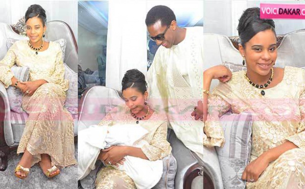 Les images exclusives du baptême du bébé de Léa Soukeyna Ndiaye et Ibou Kara Ndoye