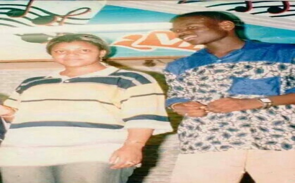 Pape Cheikh et sister Maria lors de leurs débuts sur la bande FM