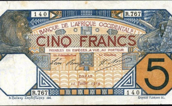 La valeur des billets en 1919