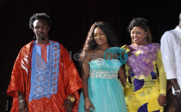 Les animateurs de Sen Tv Cheikh Sarr et Alima Ndoye avec Titi