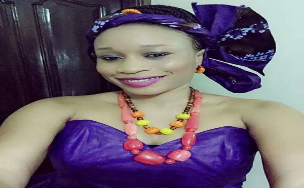 Aïda Samb toute radieuse