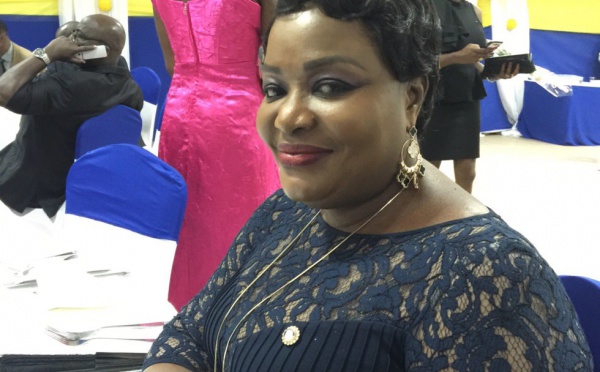 La belle Bineta Khouma à Ouagadougou lors de la soirée du Rotary CLUB