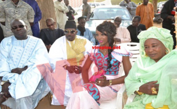 Les images du mariage de la fille de Mbagnick Diop avec le mannequin Baye Bia. Regardez