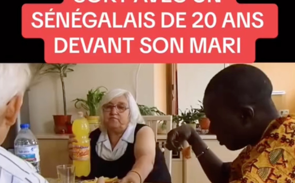 Insolite : À 60 ans, elle fréquente un Sénégalais âgé de 20 ans, en présence de son mari